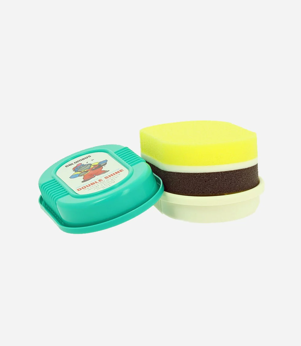 COLUMBUS DOUBLE SHINE SHOE POLISH SPONGE - Image 3