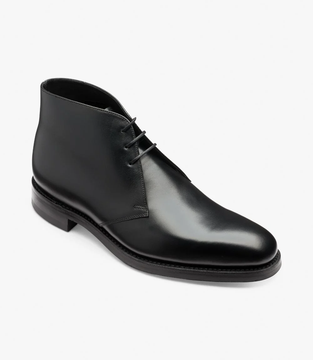 LOAKE PIMLICO BLACK BOOT RUBBER SOLE F-MEDIUM - Image 2