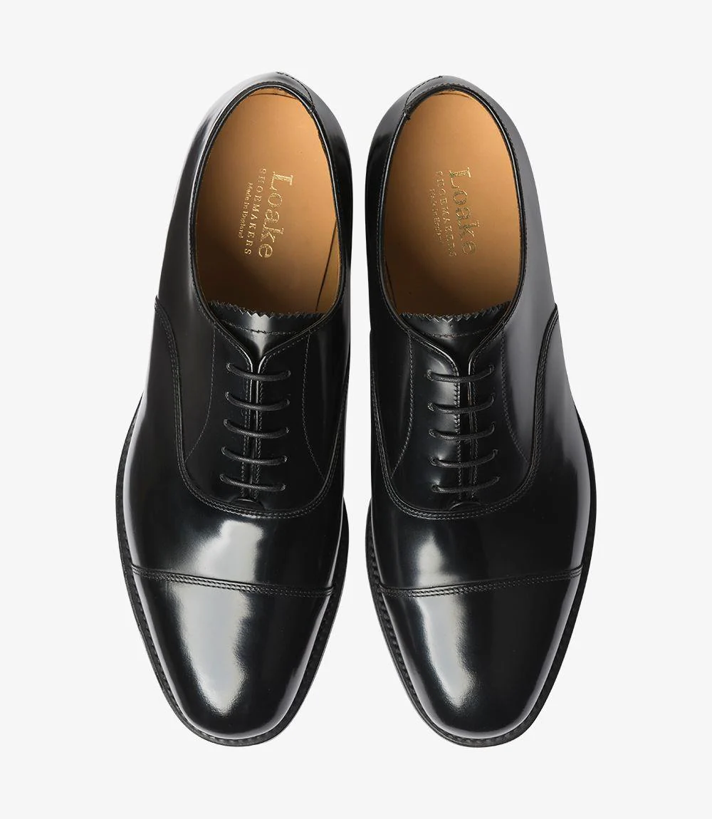 LOAKE 747 BLACK OXFORD TOE CAP LEATHER SOLE F-MEDIUM - Image 3