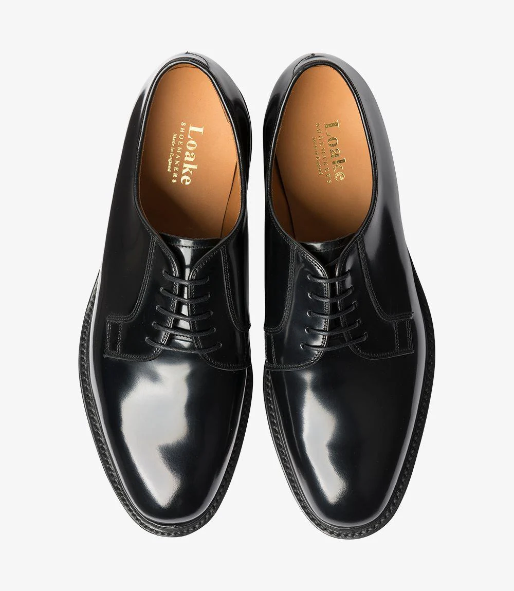 LOAKE 771 BLACK DERBY LEATHER SOLE F-MEDIUM - Image 3