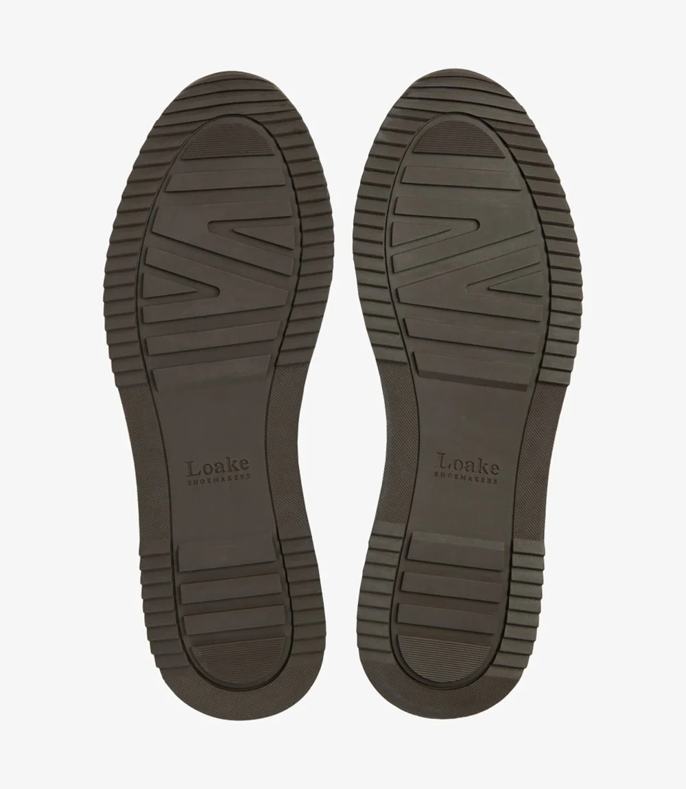 LOAKE BALLANTYNE DARK BROWN TRAINER RUNNER SOLE F-MEDIUM - Image 4
