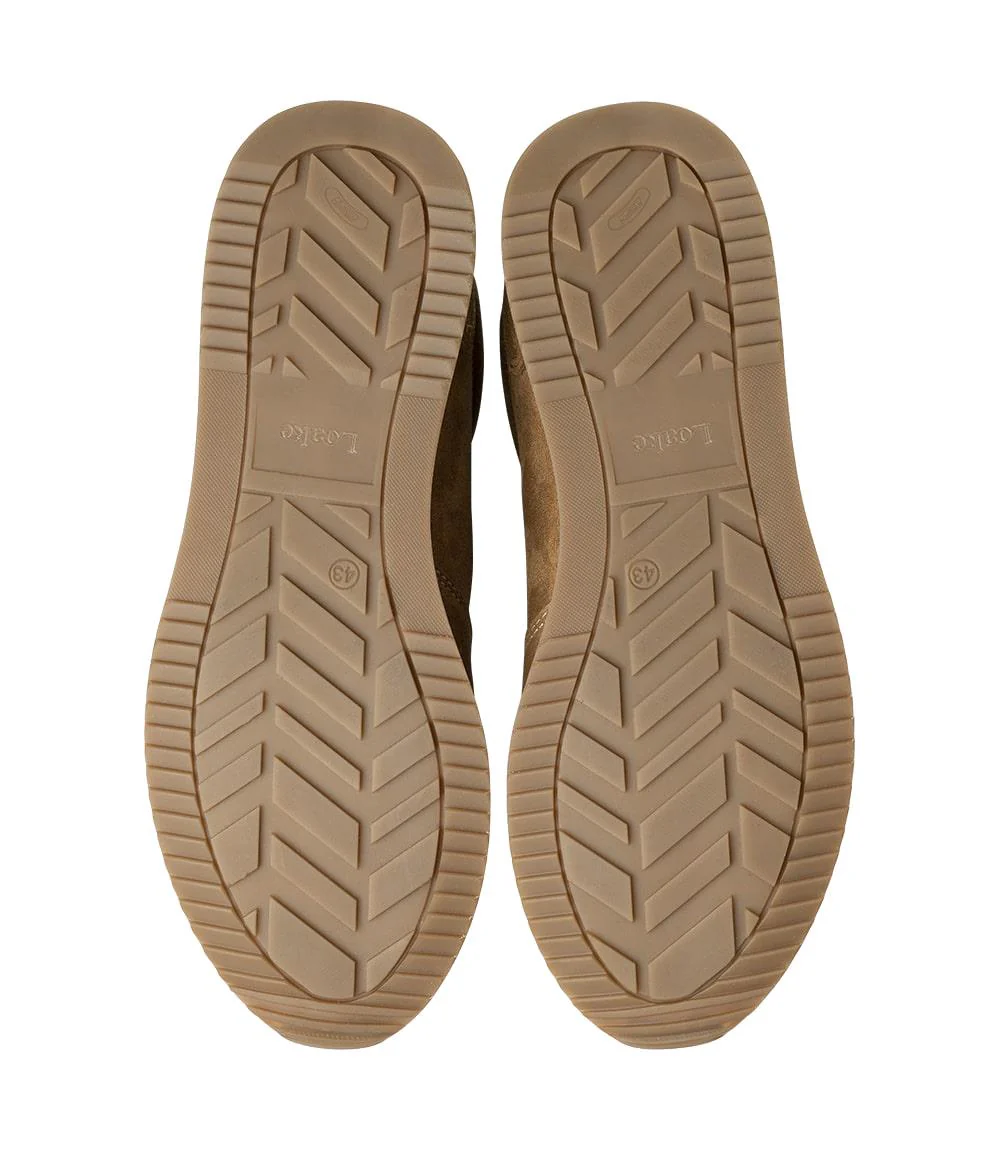 LOAKE BANNISTER TAN SUEDE TRAINER RUBBER SOLE F-MEDIUM - Image 4