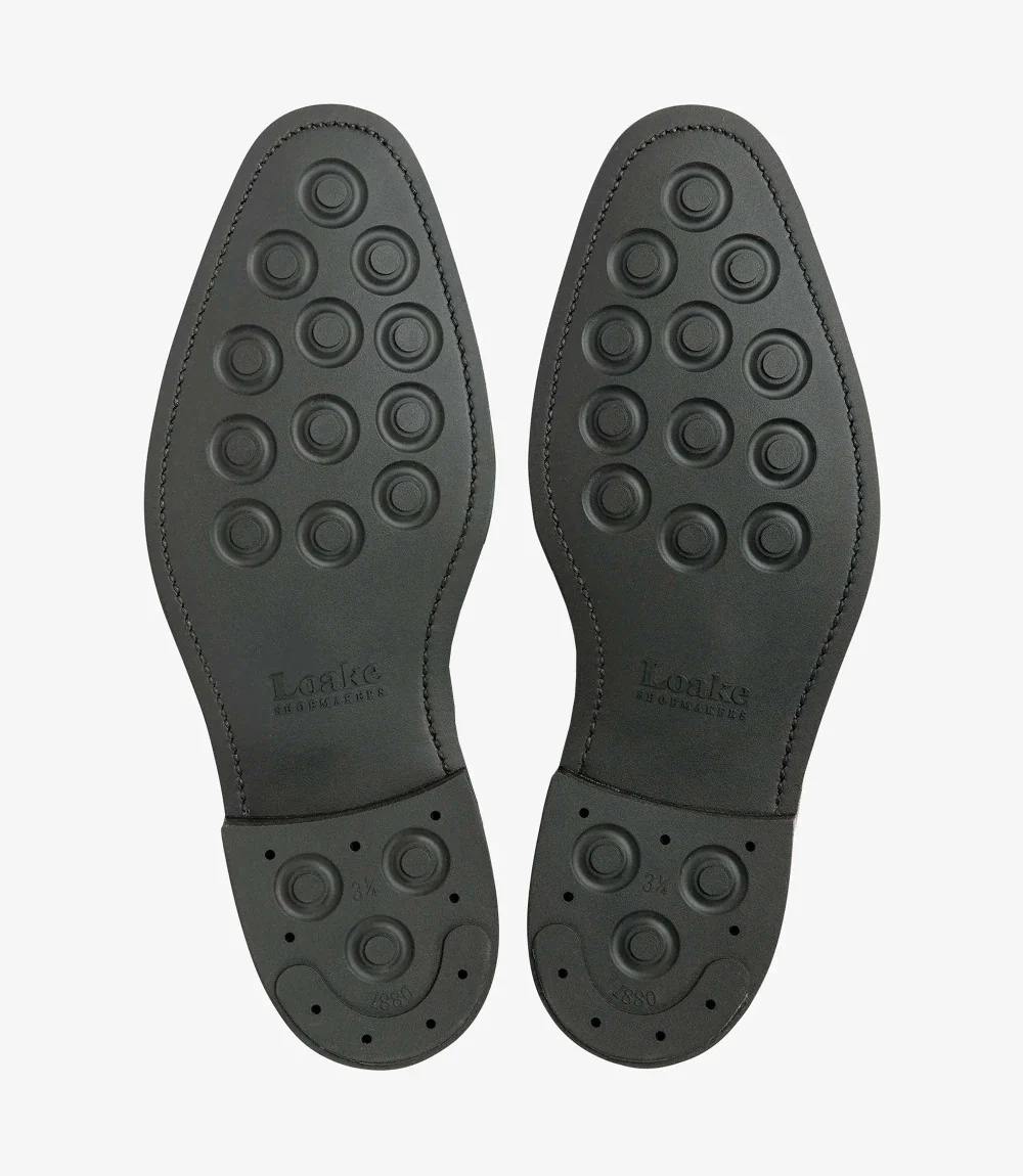 LOAKE BERKELEY BLACK DERBY BOOT RUBBER SOLE F-MEDIUM - Image 4