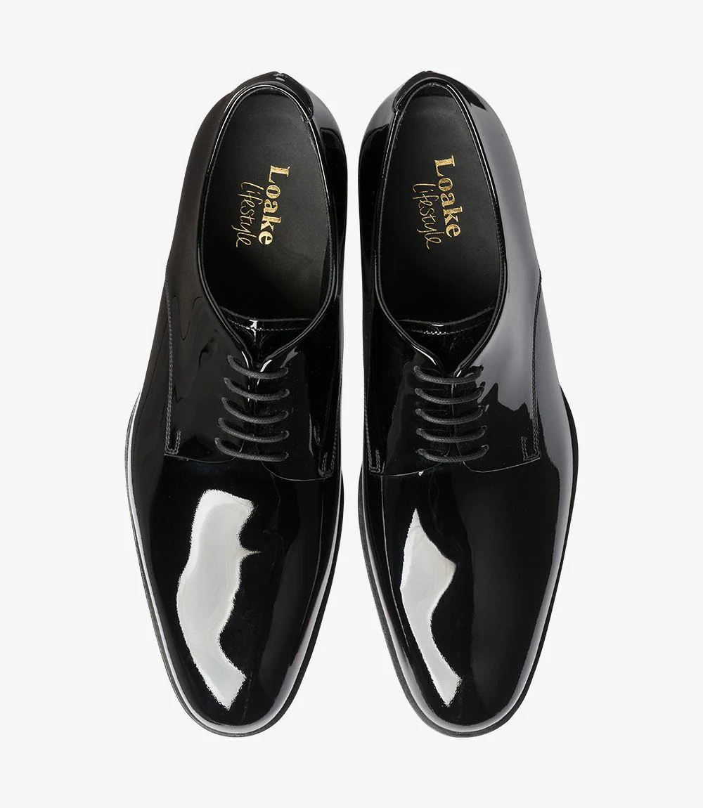 LOAKE BOW BLACK DERBY LEATHER SOLE F-MEDIUM - Image 3