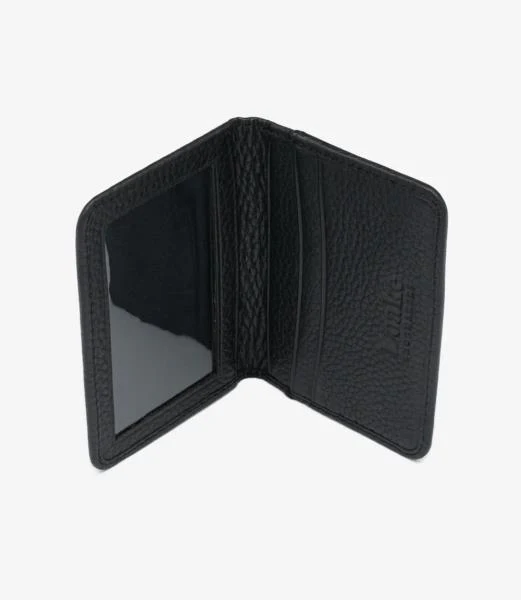 LOAKE FENCHURCH BLACK GRAIN WALLET - Image 2