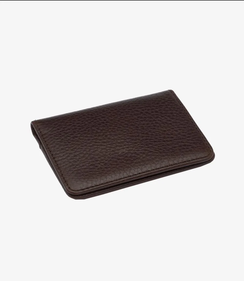 LOAKE FENCHURCH DARK BROWN GRAIN WALLET - Image 3