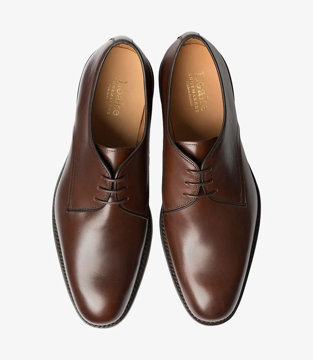 LOAKE GABLE DARK BROWN DERBY RUBBER SOLE G-WIDE - Image 3