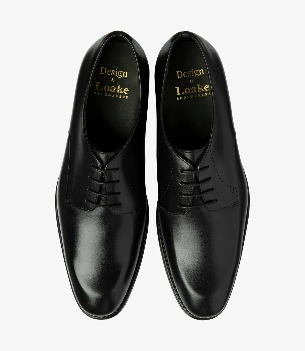 LOAKE GOSLING BLACK DERBY RUBBER SOLE F-MEDIUM - Image 3