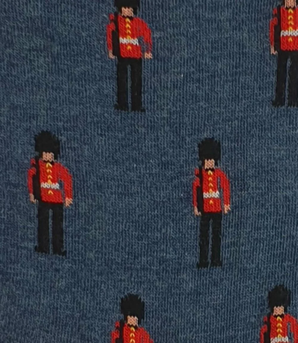 LOAKE GUARD SOCKS NAVY - Image 2