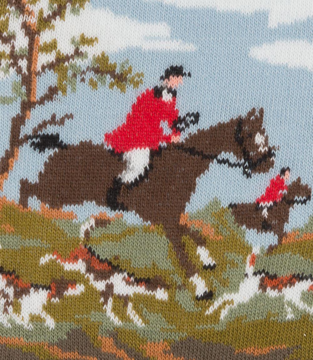 LOAKE GREEN HORSE SOCKS - Image 2