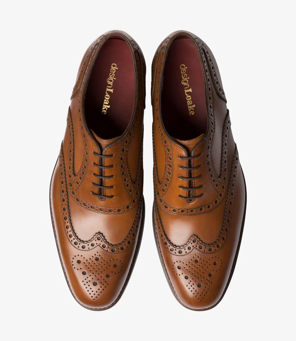 LOAKE KERRIDGE CEDAR OXFORD BROGUE RUBBER SOLE F-MEDIUM - Image 3