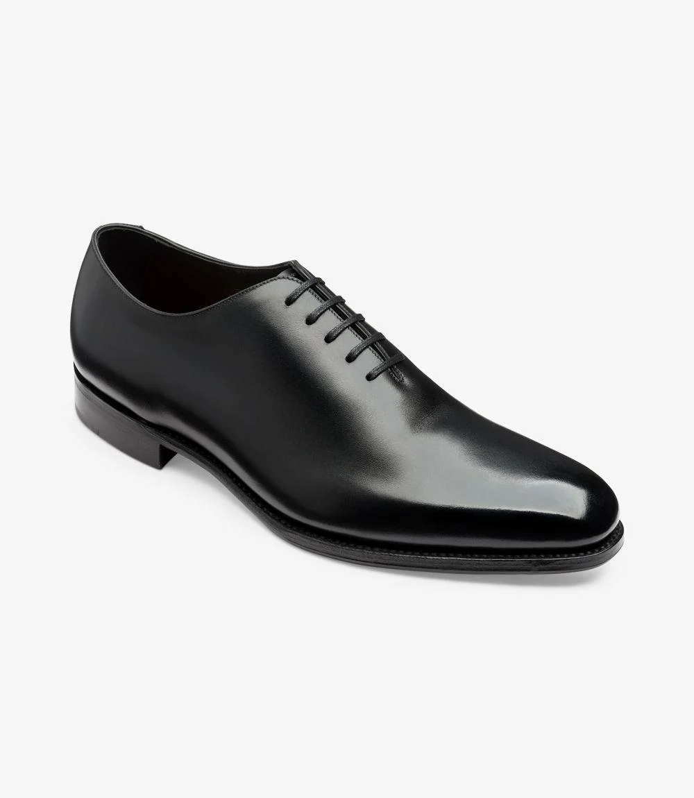 LOAKE PARLIAMENT BLACK OXFORD WHOLECUT LEATHER SOLE F-MEDIUM - Image 2