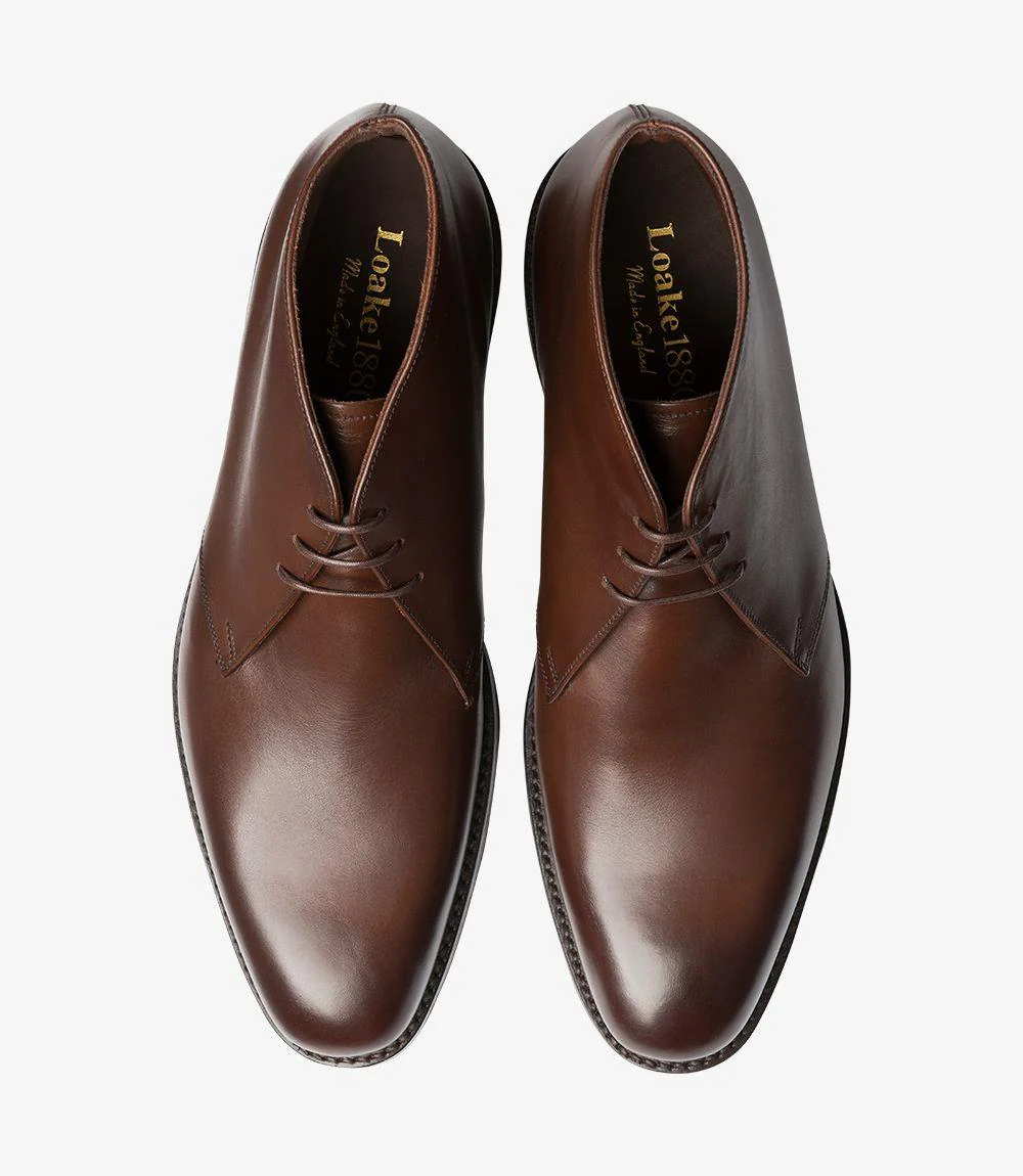 LOAKE PIMLICO DARK BROWN BOOT RUBBER SOLE F-MEDIUM - Image 3
