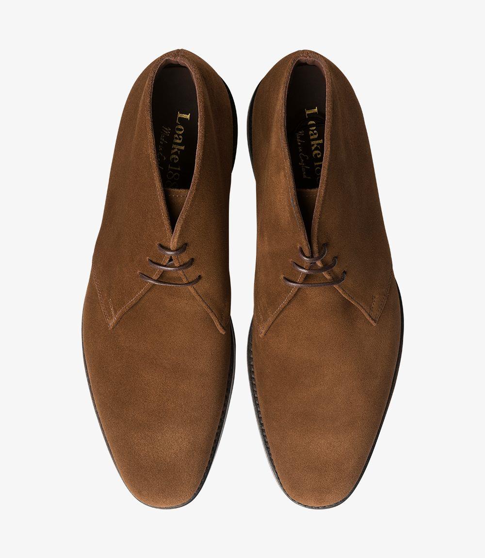 LOAKE PIMLICO BROWN SUEDE BOOT RUBBER SOLE F-MEDIUM - Image 3