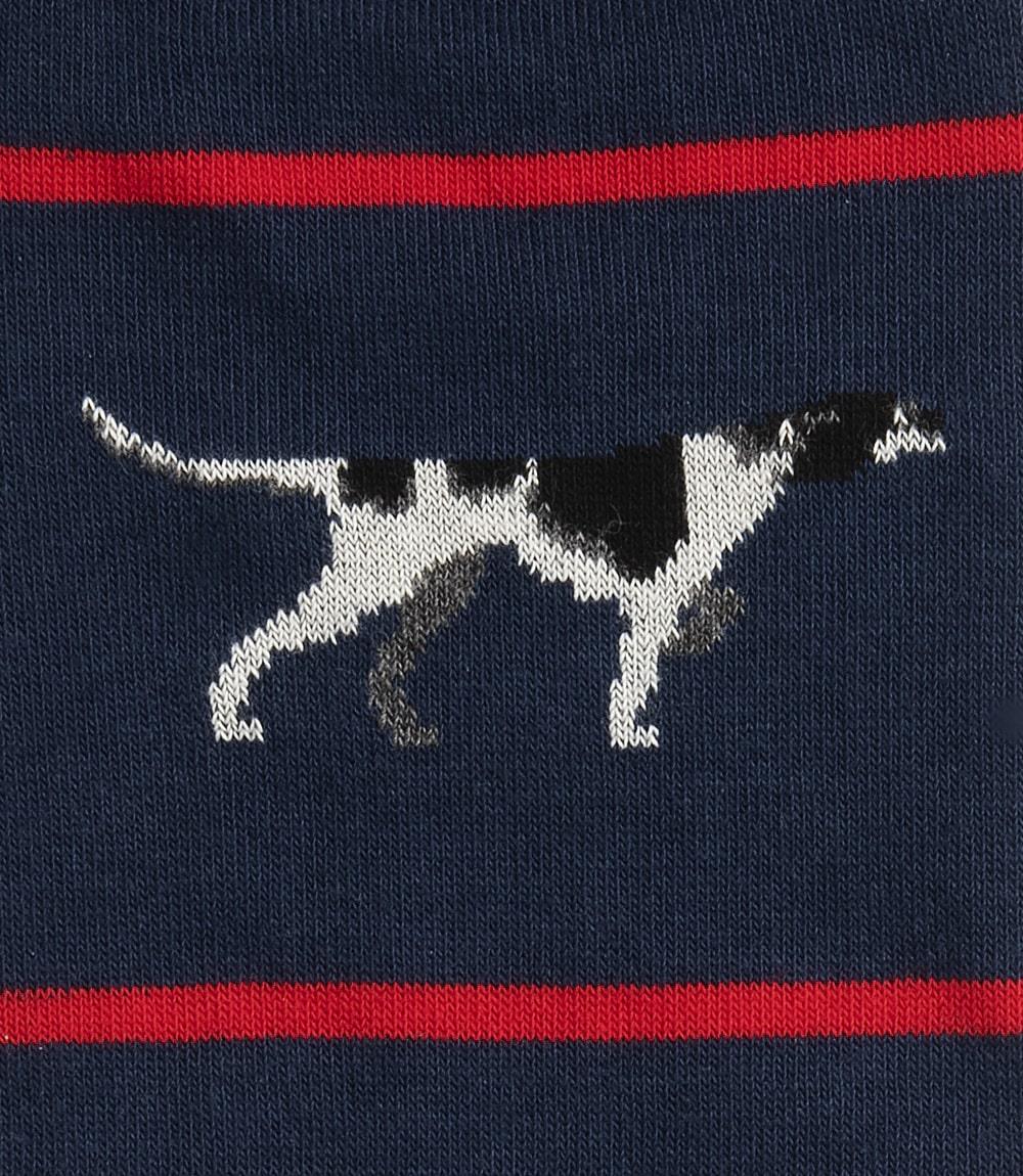 LOAKE POINTER SOCKS NAVY - Image 2