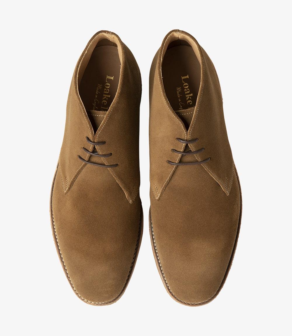 LOAKE RIVINGTON SUEDE TAN CHUKKA BOOT CREPE SOLE G-WIDE - Image 3