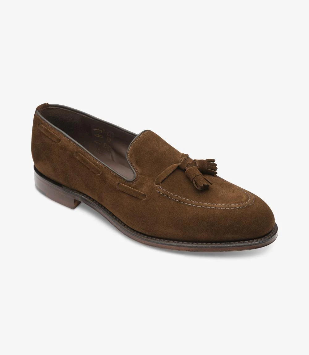 LOAKE RUSSELL POLO SUEDE LOAFER LEATHER SOLE F-MEDIUM - Image 2