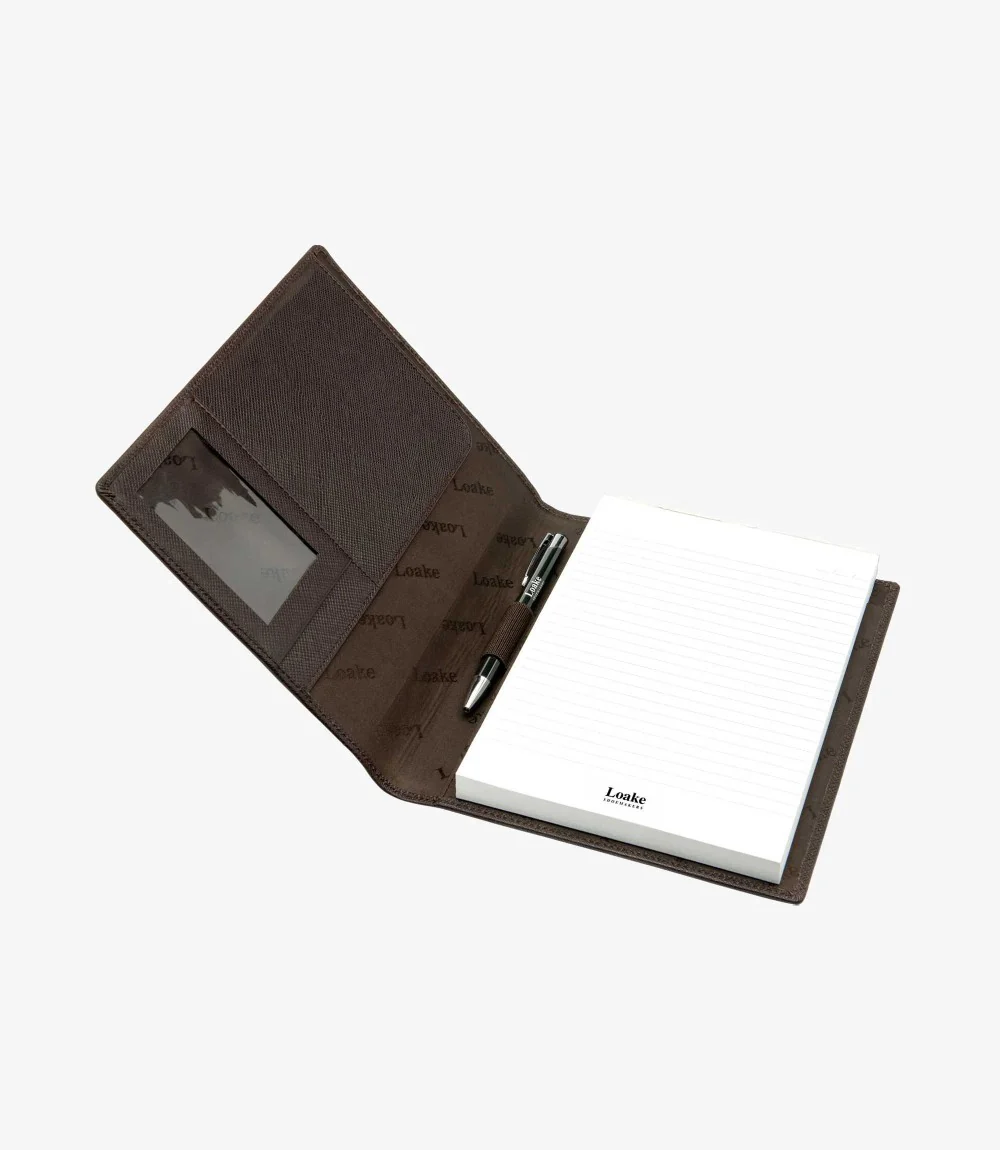 LOAKE SAVOY DARK BROWN NOTEPAD - Image 2