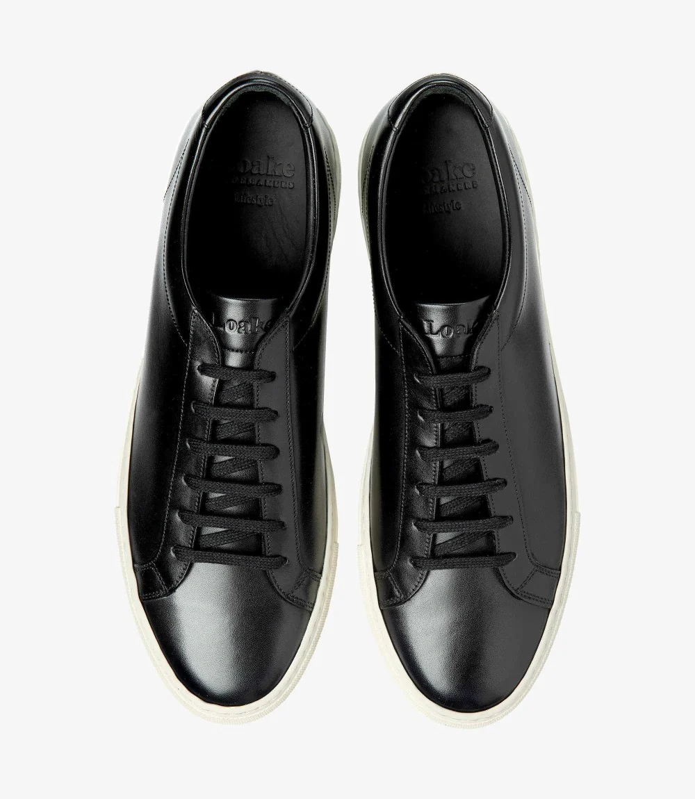 LOAKE SPRINT BLACK SNEAKER RUBBER CUP SOLE F-MEDIUM - Image 3