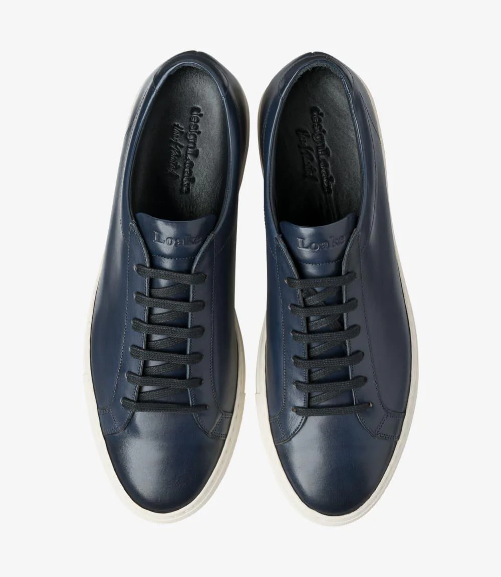 LOAKE SPRINT NAVY SNEAKER RUBBER CUP SOLE F-MEDIUM - Image 3