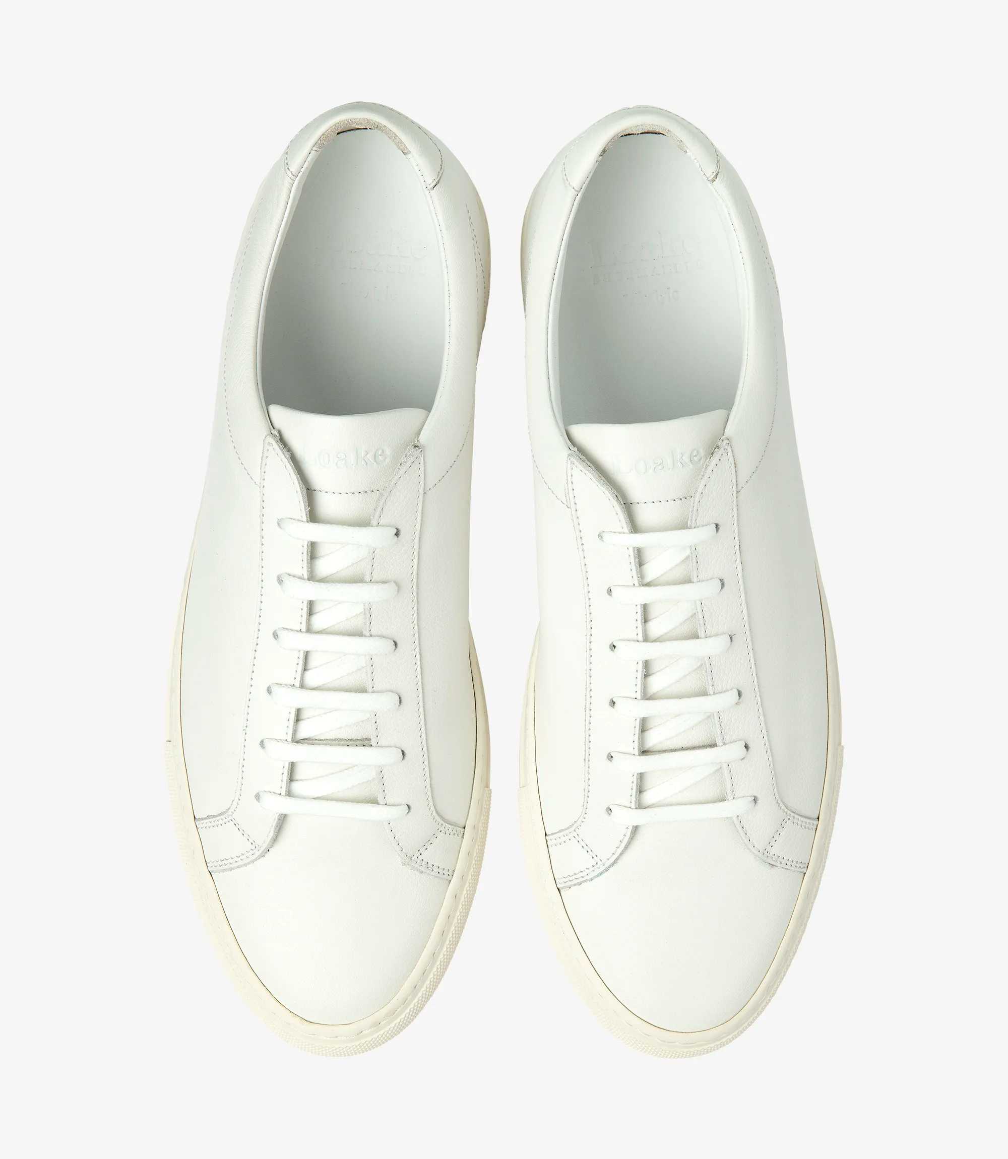LOAKE SPRINT WHITE SNEAKER RUBBER CUP SOLE F-MEDIUM - Image 3