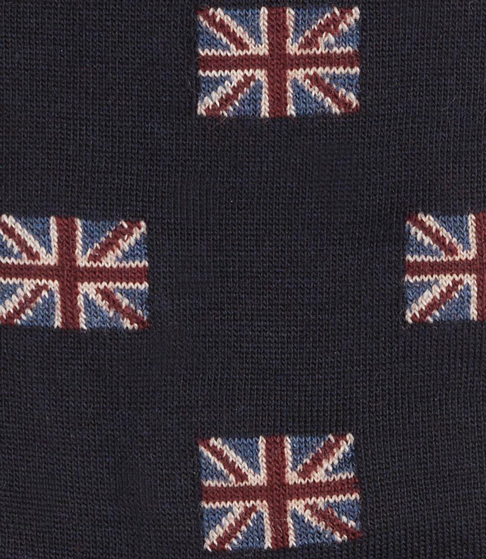 LOAKE UNION SOCKS NAVY - Image 2
