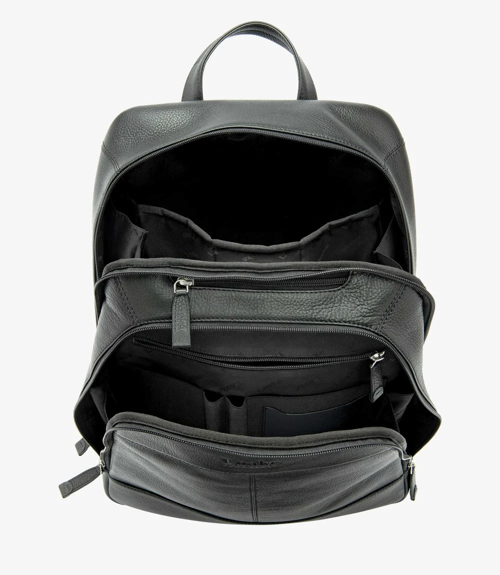 LOAKE WATERLOO BLACK RUCKSACK - Image 2