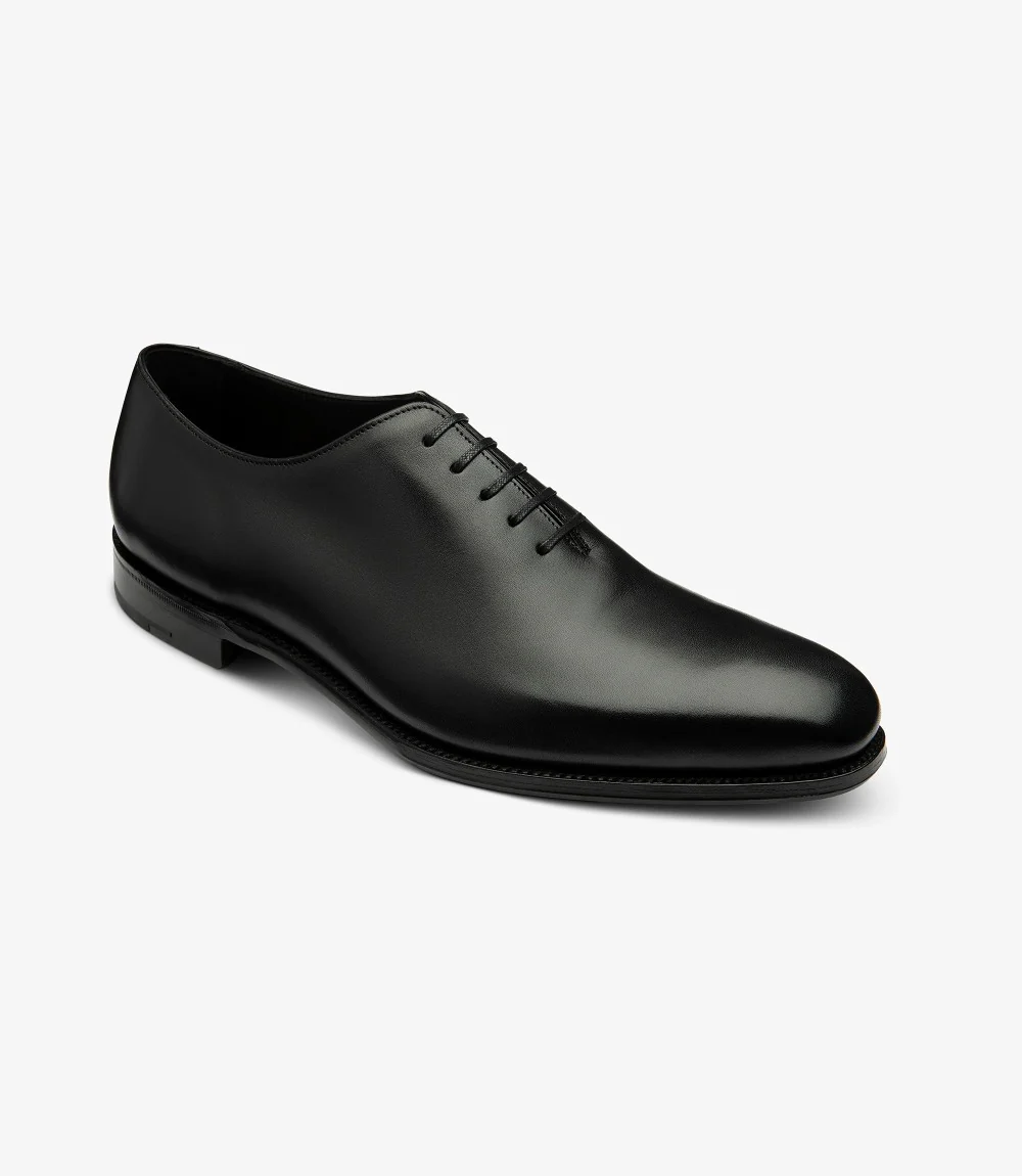 LOAKE WHOLEBURY BLACK OXFORD LEATHER SOLE F-MEDIUM - Image 2