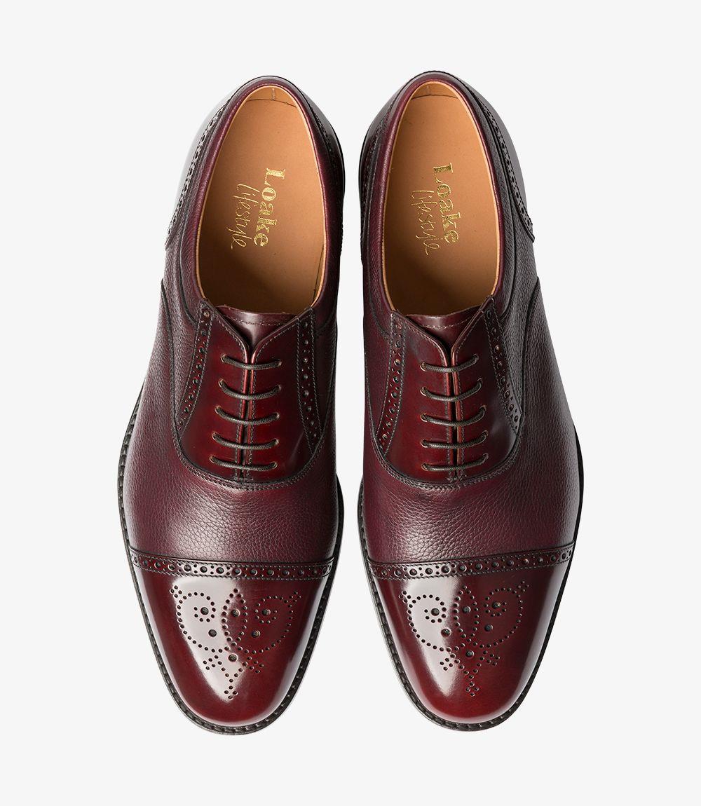 LOAKE WOODSTOCK BURGUNDY OXFORD SEMI BROGUE - Image 3